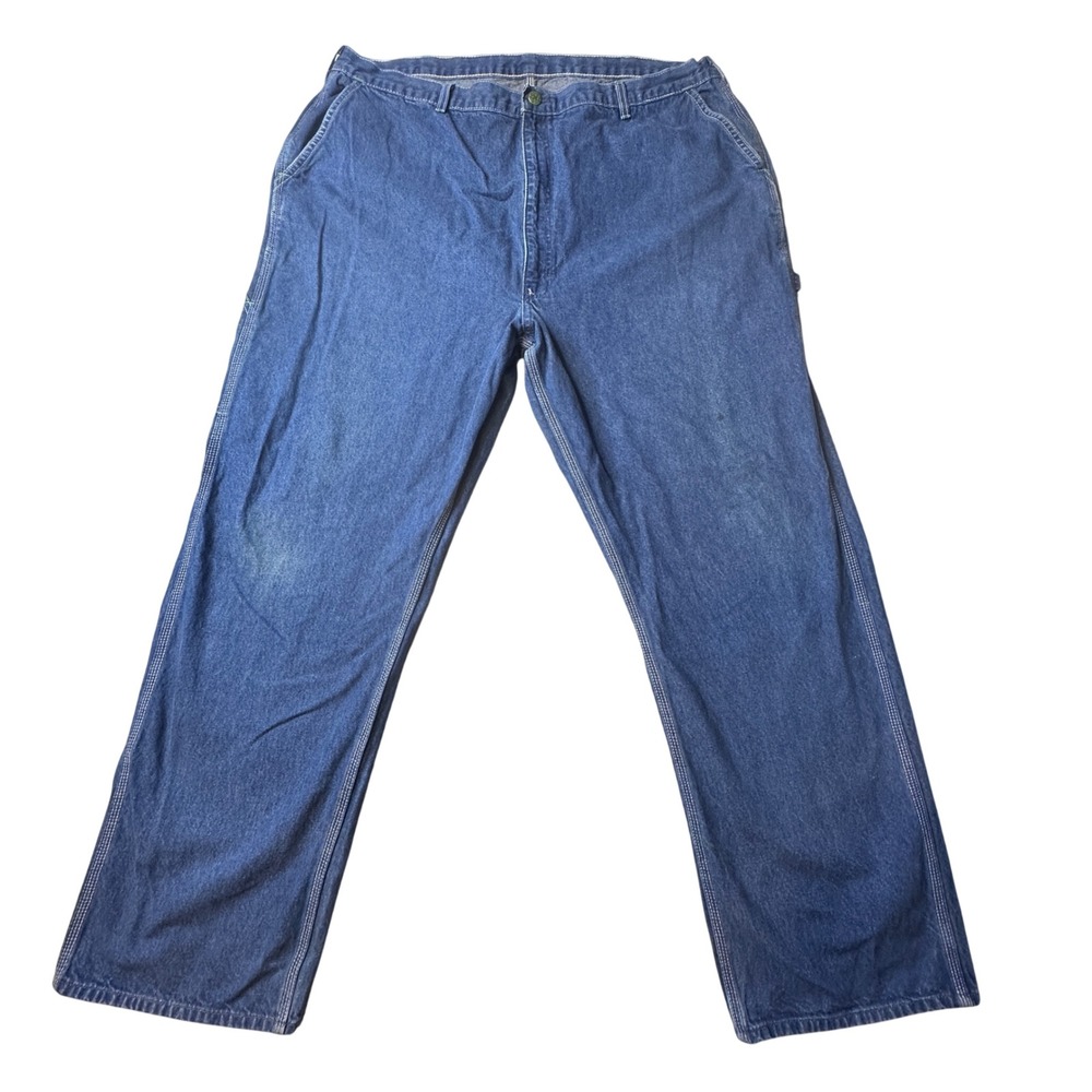 VIntage OshKosh B'Gosh Carpenter Jeans Mens 40x30 Blue Denim Workwear‎ Utility